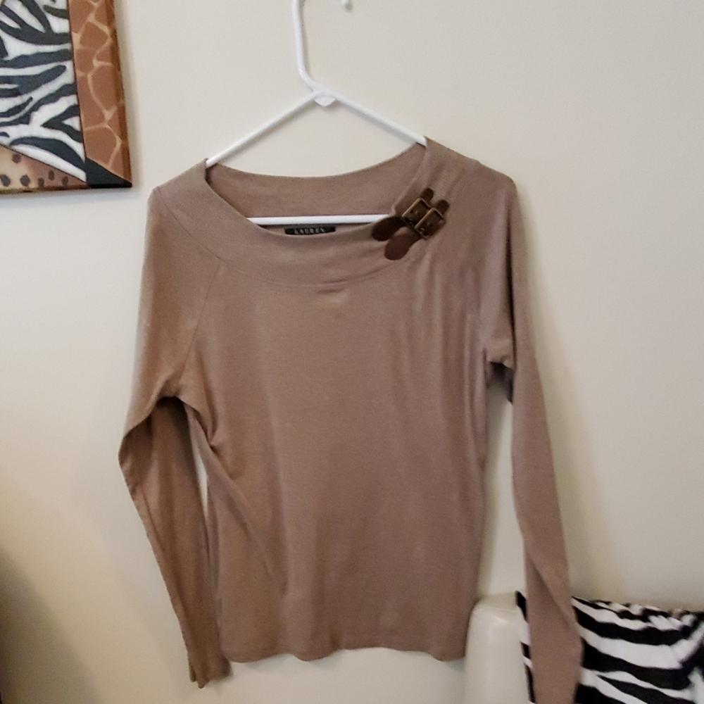 Long Sleeve Top steam punk Ralph Lauren XL